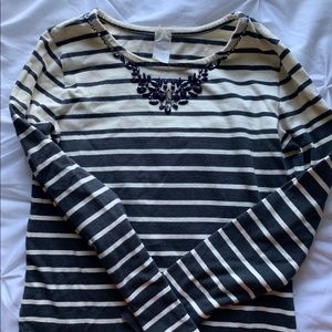 J. Crew Factory Striped Long Sleeve Tee